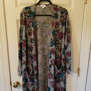 LuLaRoe Floral Sarah Duster